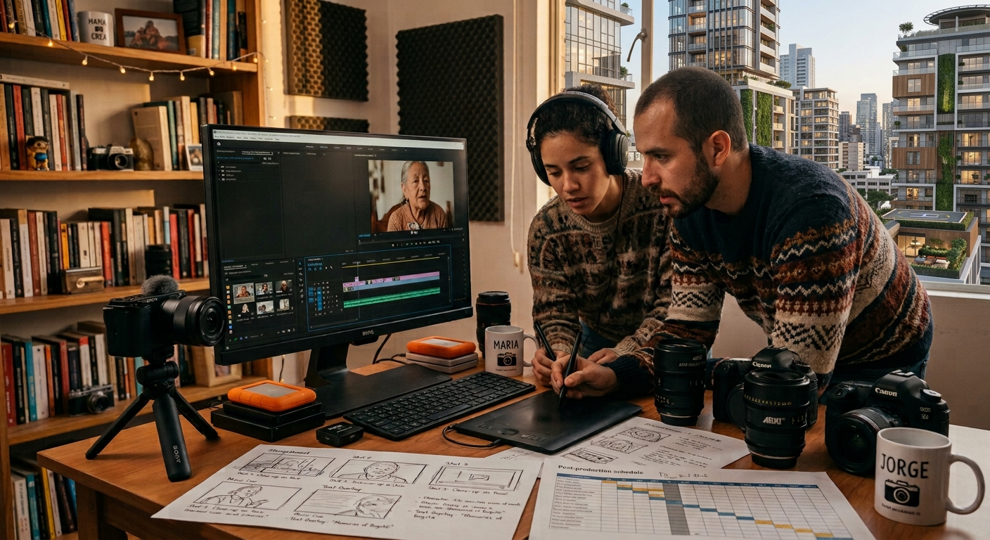 Creacion de contenido visual a partir de material grabado en formato de video