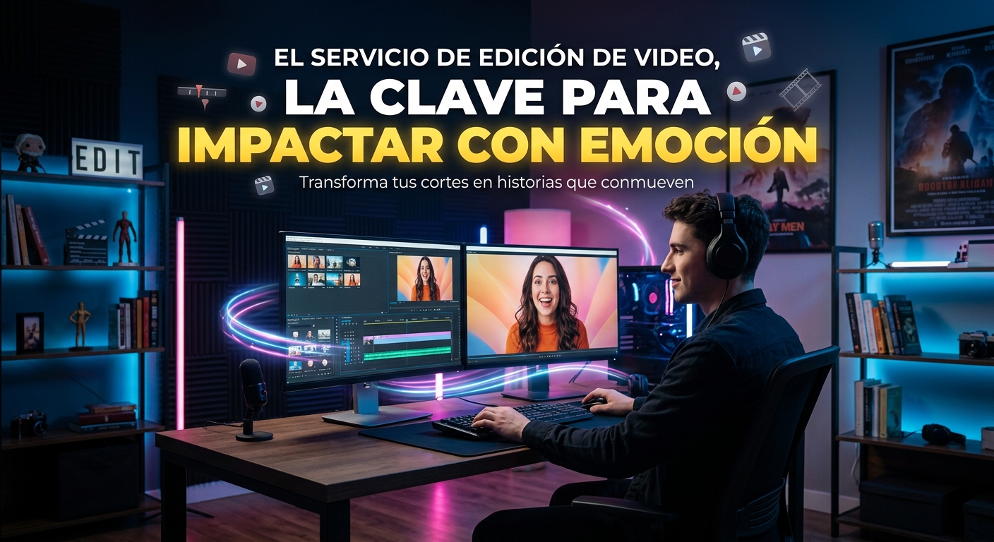 El Servicio de Edicion de Video la Clave para Impactar con Emocion