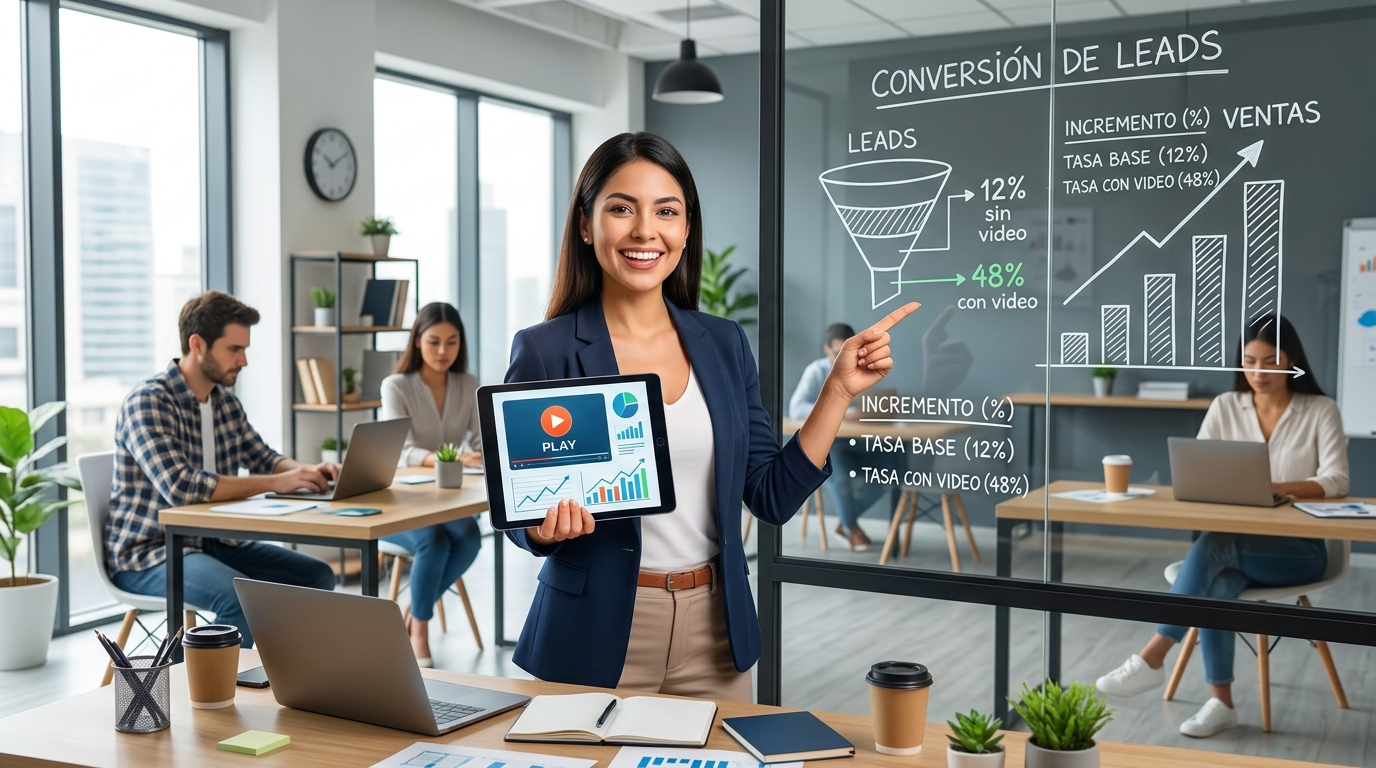 Los Videos Pueden Mejorar la Tasa de Conversion de los Clientes Potenciales en Ventas