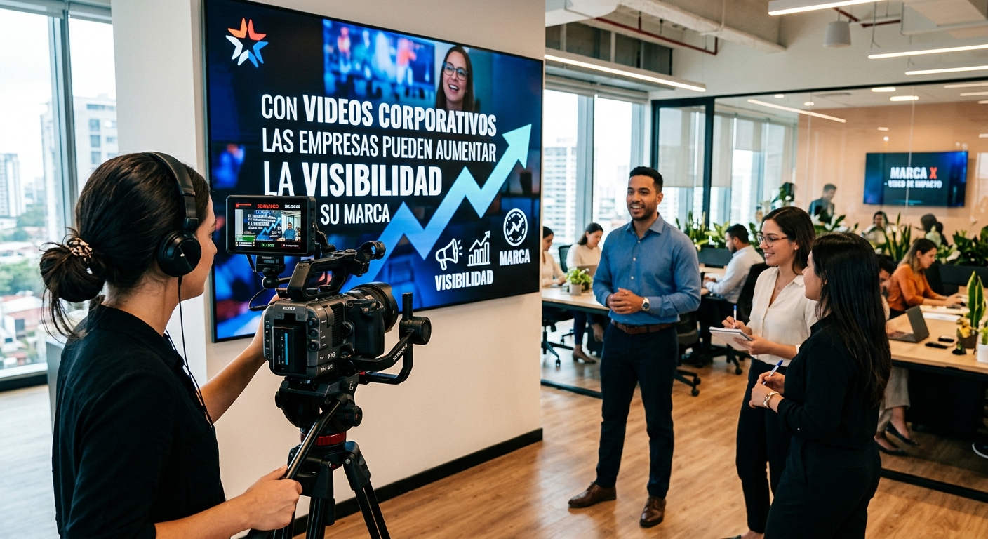 Con Videos Corporativos las Empresas Pueden Aumentar la Visibilidad de su Marca