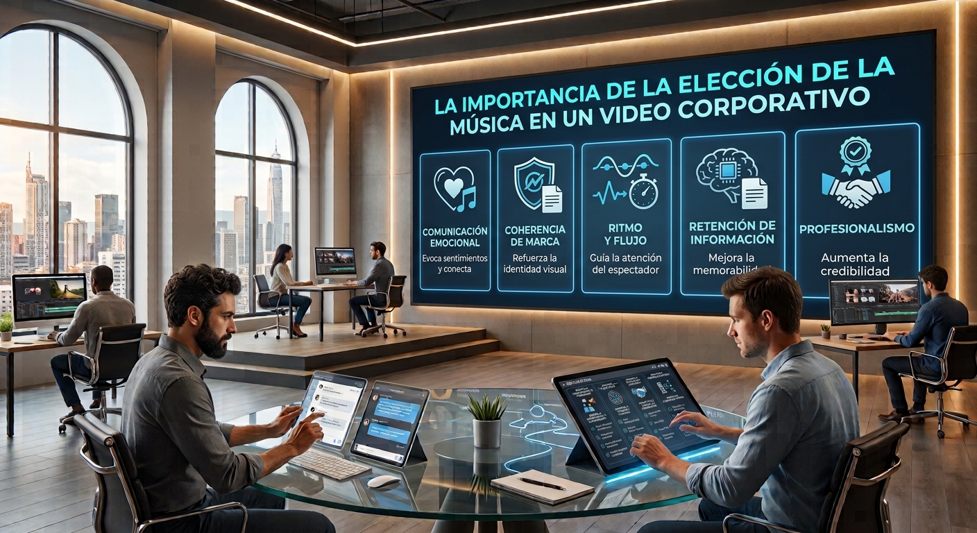 La Importancia de la Eleccion de la Musica en un Video Corporativo