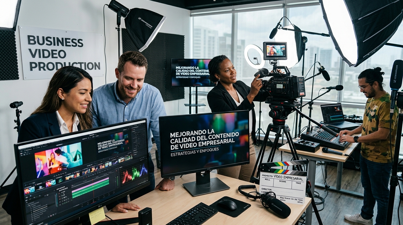 Mejorando la Calidad del Contenido de Video Empresarial Estrategias y Enfoques
