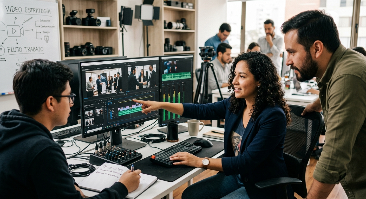 Se Necesita Contratar un Servicio de Edicion de Video si la Empresa no Tiene Experiencia en la Produccion de Contenido de Video