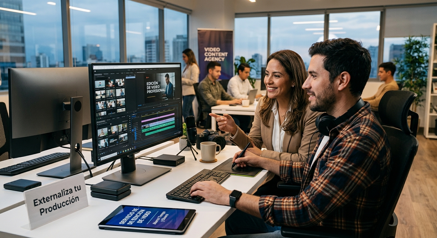 Se Necesita Contratar un Servicio de Edicion de Video si se Desea Externalizar la Produccion de Contenido de Video para Ahorrar Tiempo y Dinero