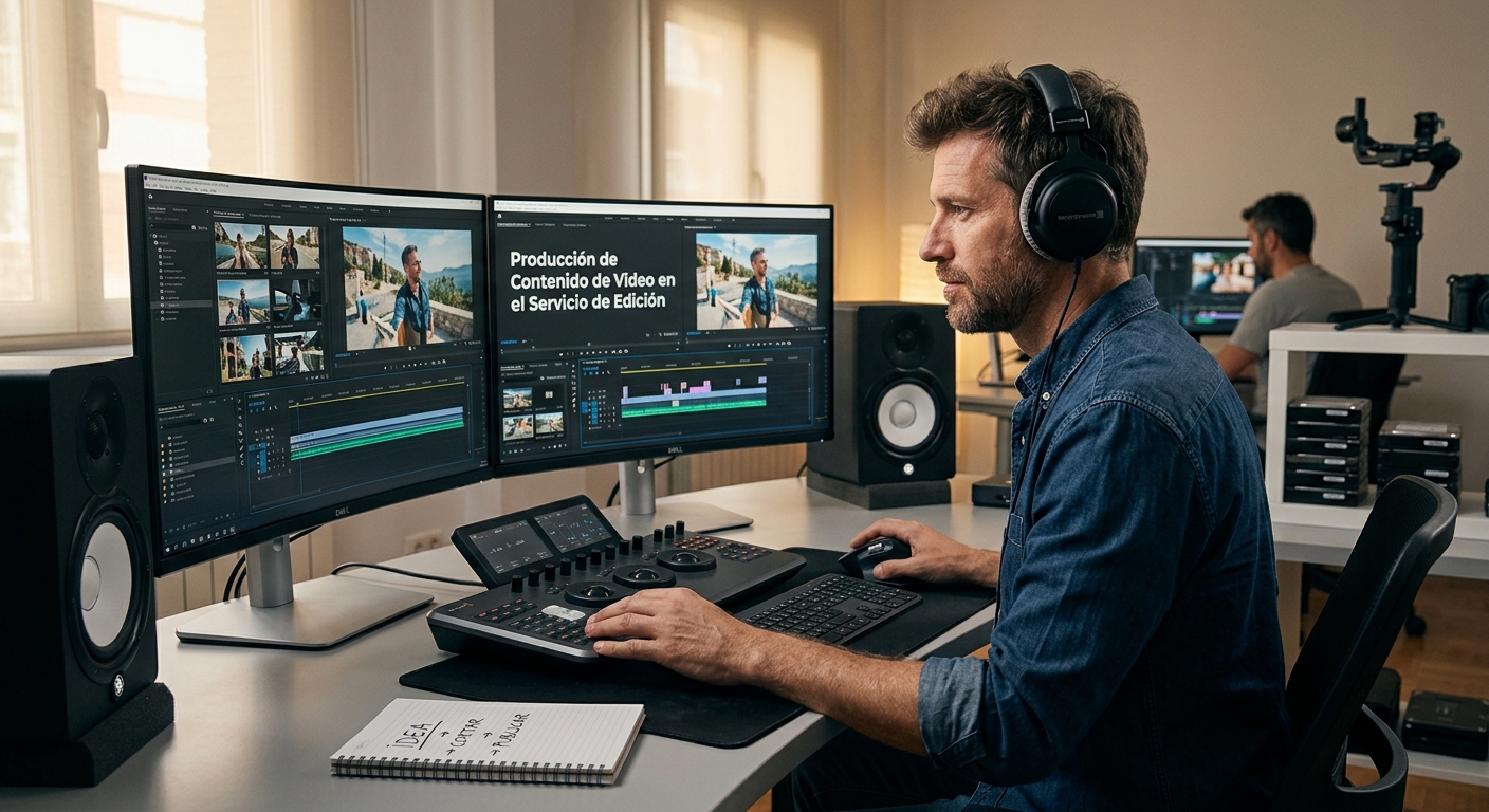 Produccion de Contenido de Video en el Servicio de Edicion
